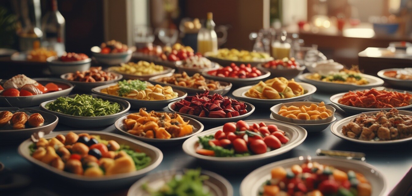 Buffet Style Meal Image