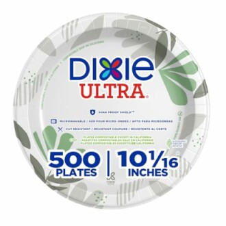 Dixie Ultra 10 Inch Heavy-Weight Paper Plates